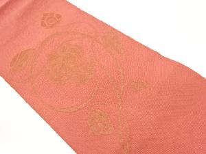 変わり花唐草模様織出し名古屋帯